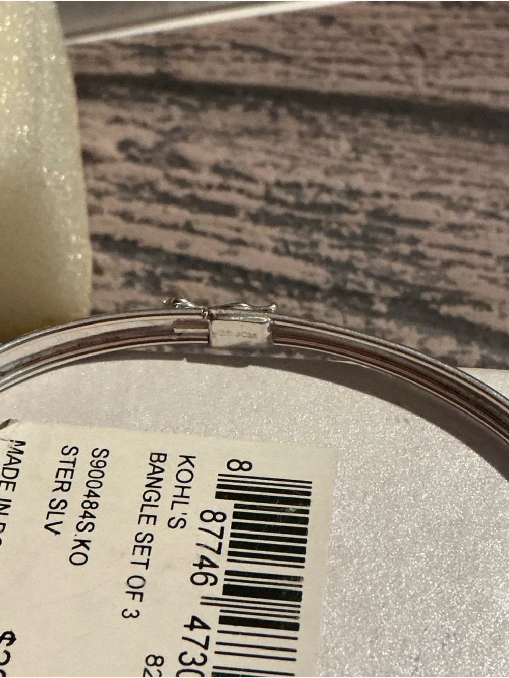 Sterling Silver Bangle Set - Picture 8 of 10